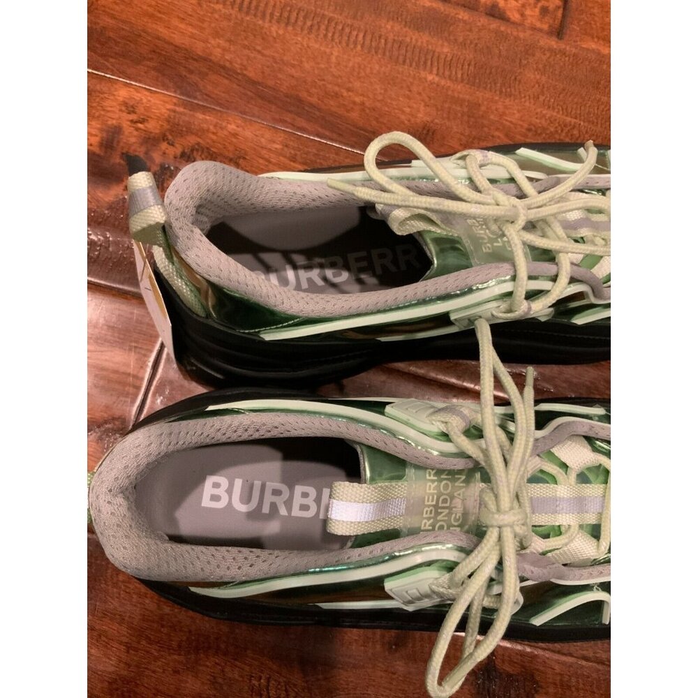 Burberry Arthur Pistachio Green GOAT Exclusive Sneaker $950 Size 47 (IT) 14 (US) - Picture 7 of 11
